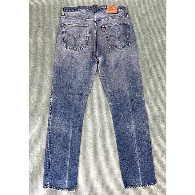 80's 1980 米国製 ビンテージ リーバイス LEVI'S 505-0217 色落ち良 ボタン裏5 タロン42 裾チェーン 表記W36 L36 実寸W91L89cm [ta-1047]｜highground｜07