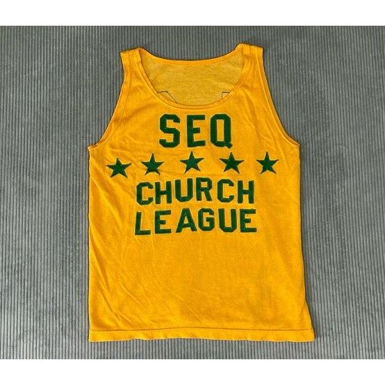 60's 70's 米国製 ニューヨーク フェルコ felco ビンテージ タンクトップ ワッペン 女性 重ね着 S [ta-1048] | FELCO | 01