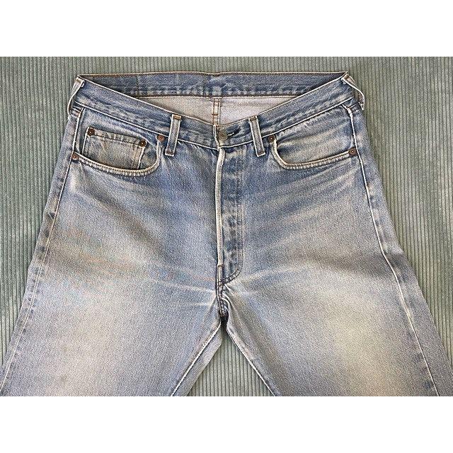 80's 1982 米国製 リーバイス LEVI'S 501 2501 0117 レッドライン 赤耳 ロングレングス ロールアップ 表記W36L40 実寸W85L91cm [ta-1053]｜highground｜03