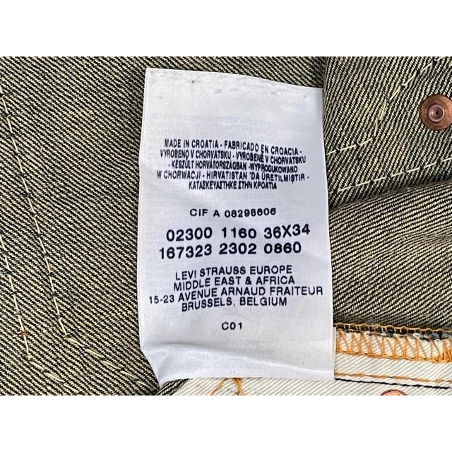 【美品】LEVI'S RED 01M F02 W36 クロアチア製 Levi's RED クロアチア製 2002FW リーバイスレッド LEVI'S 01M F02