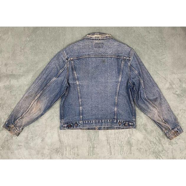ビッグサイズ 70's 80's 米国製 ビンテージ リーバイス LEVI'S デニムジャケット 71205-0217 着丈60 身幅59 46L [ta-1098] | Levi's | 07