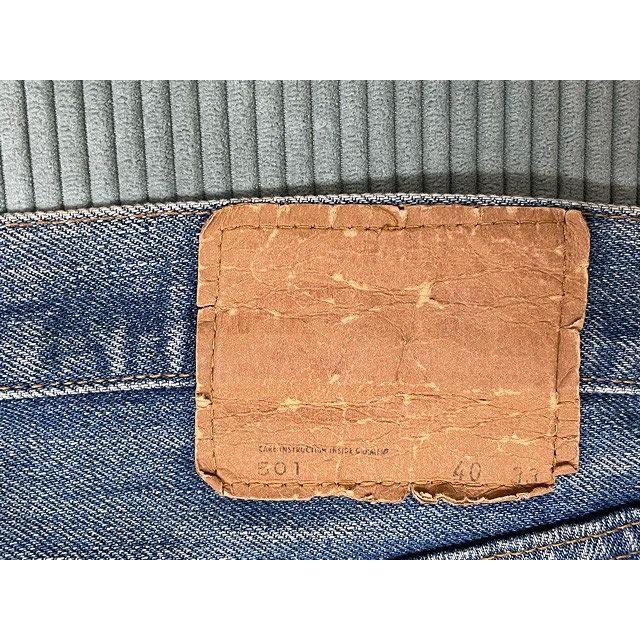 70's 米国製 ビンテージ リーバイス LEVI'S 501 66前期 赤耳 裾チェーン リペアなし 表記W40L33 実寸W96L78cm [ta-1101] | Levi's | 08