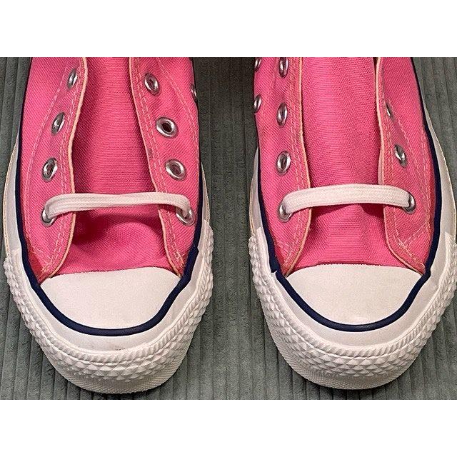 ミント 80's 米国製 MADE IN USA ビンテージ コンバース オールスター CONVERSE ALL STAR HI キャンバス ピンク 51/2 24.5 [ta-1152] | ALL STAR | 03