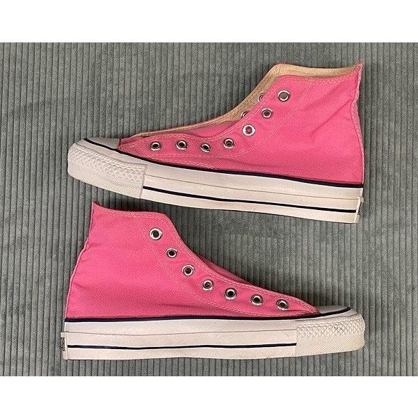 ミント 80's 米国製 MADE IN USA ビンテージ コンバース オールスター CONVERSE ALL STAR HI キャンバス ピンク 51/2 24.5 [ta-1152] | ALL STAR | 04