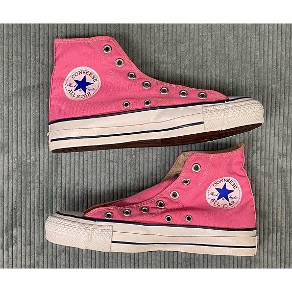 ミント 80's 米国製 MADE IN USA ビンテージ コンバース オールスター CONVERSE ALL STAR HI キャンバス ピンク 51/2 24.5 [ta-1152] | ALL STAR | 05