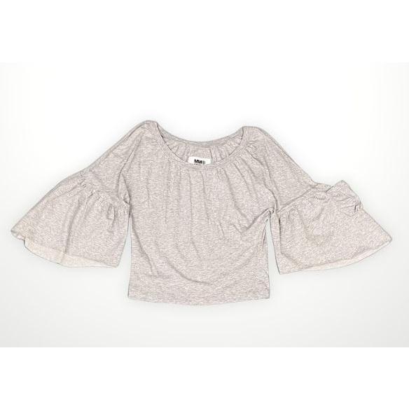 MM6 Maison Margiela メゾンマルジェラ ワイドスリーブ カットソー S32NC0391 グレー M  [ta-1168] | MM6