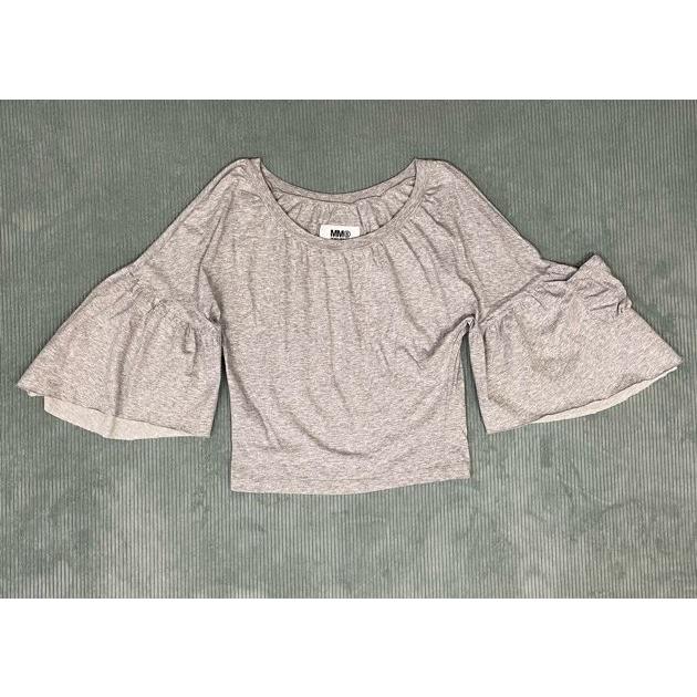 MM6 Maison Margiela メゾンマルジェラ ワイドスリーブ カットソー S32NC0391 グレー M  [ta-1168] | MM6 | 01