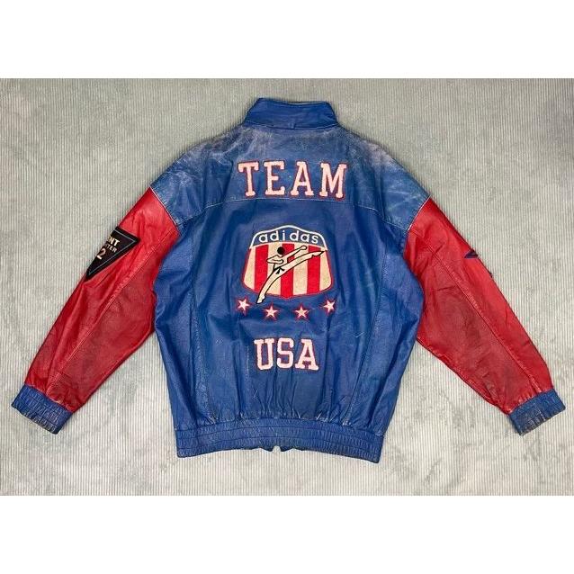 adidas 80's アディダス 武道人 TEAM USA ビンテージ レザー adidas 80's アディダス 武道人 TEAM USA ビンテージ レザー
