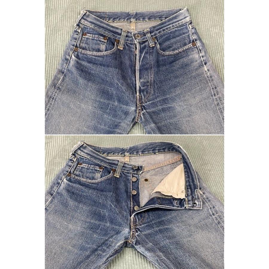 60's 米国製 ビンテージ リーバイス LEVI'S 503BXX 501XX 隠しリベット 均等V 赤耳 実寸W66L64 [ta-1201]_2