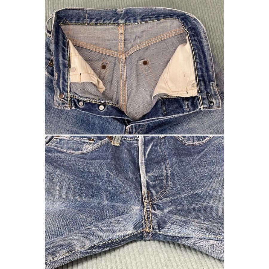 60's 米国製 ビンテージ リーバイス LEVI'S 503BXX 501XX 隠しリベット 均等V 赤耳 実寸W66L64 [ta-1201]_3