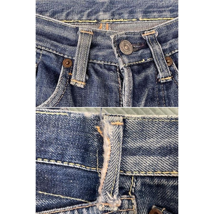60's 米国製 ビンテージ リーバイス LEVI'S 503BXX 501XX 隠しリベット 均等V 赤耳 実寸W66L64 [ta-1201]_5