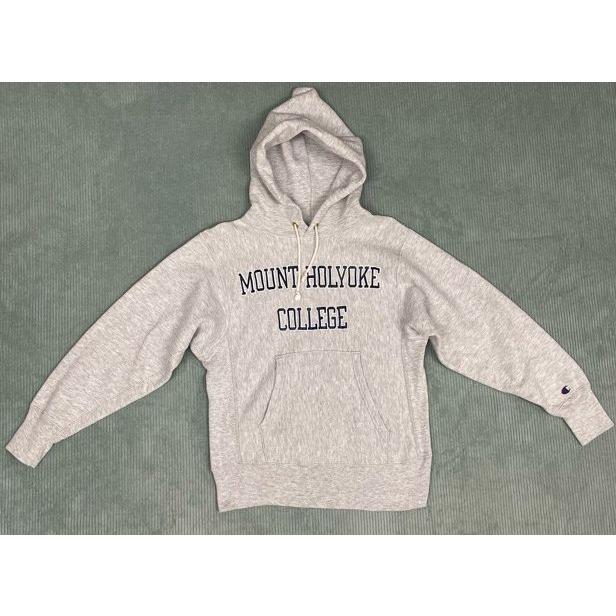 80s リバースウィーブ パーカー USA製 グレー 3段 ウィングフット 中古・古着通販】Champion REVERSE WEAVE (チャンピオンリバース