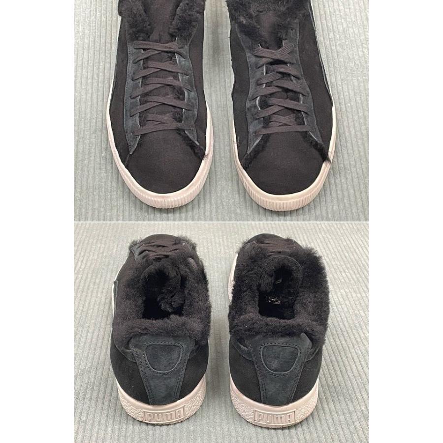 プーマ PUMA ユナイテッドアローズ B&Y別注 クライド CLYDE FOR B&Y シープスキン ボア 黒 ブラック 27.0 [ta-1306] | PUMA | 07