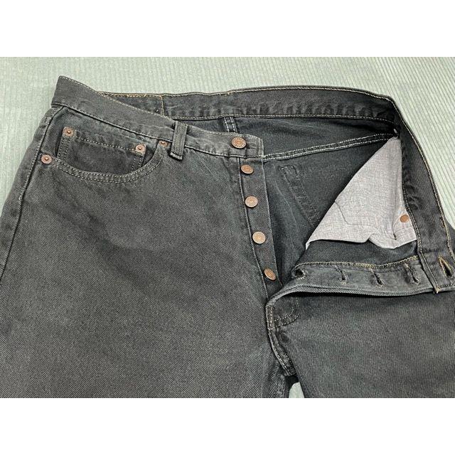 LEVI'S 501 デニム サイズ2 USA製 希少!!レア!! Levi's（リーバイス） 米国製 90's LEVI'S 501-06 ブラックデニム 銅