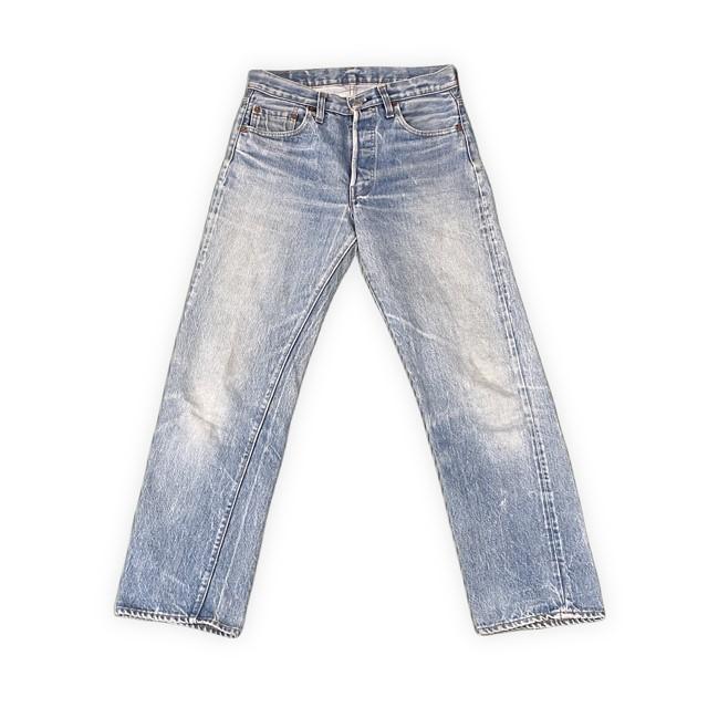 80's 1982 米国製 リーバイス LEVI'S 501 レッドライン 赤耳 ひげ 裾チェーンステッチ 表記W29L32 実寸W73L74 [ta-1392] | Levi's