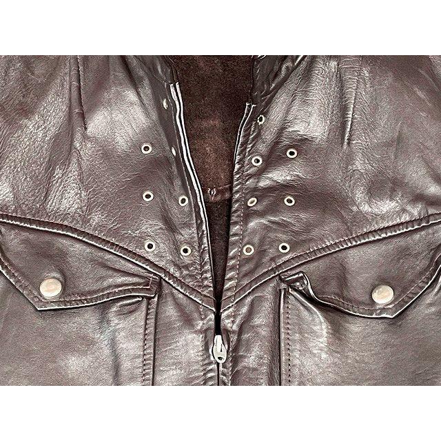 VINTAGE 60's カナダ Sprung ビンテージ レザー ジャケット ウエスタン
