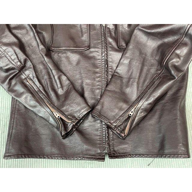 VINTAGE 60's カナダ Sprung ビンテージ レザー ジャケット ウエスタン