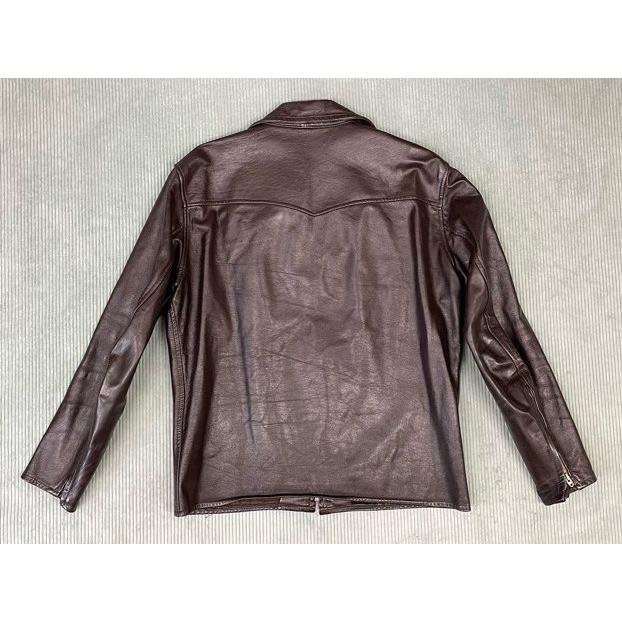 VINTAGE 60's カナダ Sprung ビンテージ レザー ジャケット ウエスタン