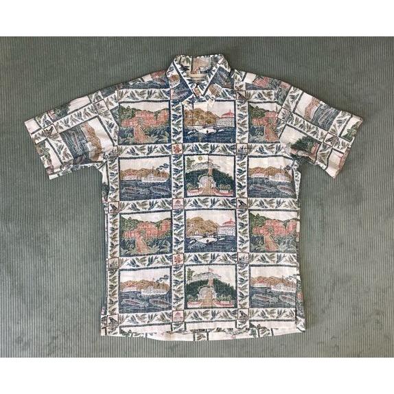 90's 米国 ハワイ製 Reyn Spooner レインスプーナー DIETRICH VAREZ デイトリッヒ バレッツ 半袖 アロハシャツ プルオーバー S  [ta-1452] | reyn spooner | 04