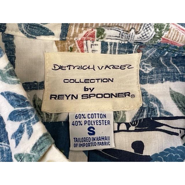 90's 米国 ハワイ製 Reyn Spooner レインスプーナー DIETRICH VAREZ デイトリッヒ バレッツ 半袖 アロハシャツ プルオーバー S  [ta-1452] | reyn spooner | 01