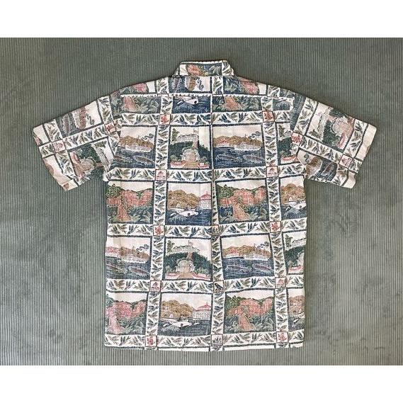 90's 米国 ハワイ製 Reyn Spooner レインスプーナー DIETRICH VAREZ デイトリッヒ バレッツ 半袖 アロハシャツ プルオーバー S  [ta-1452] | reyn spooner | 05