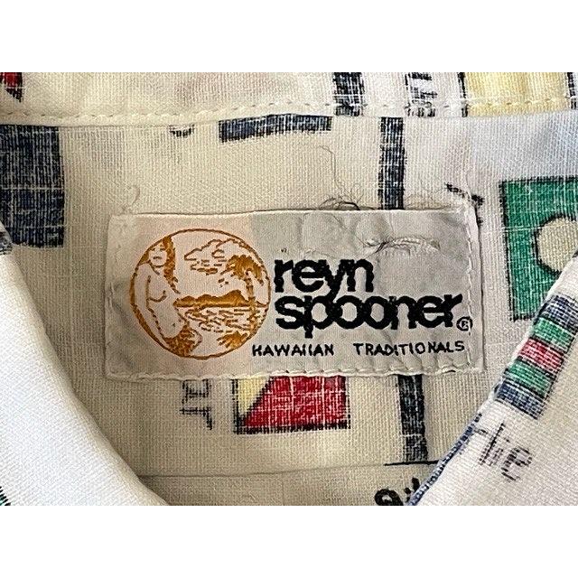 reyn spooner（レインスプーナー） 80's 米国 ハワイ製 ヌードタグ 金
