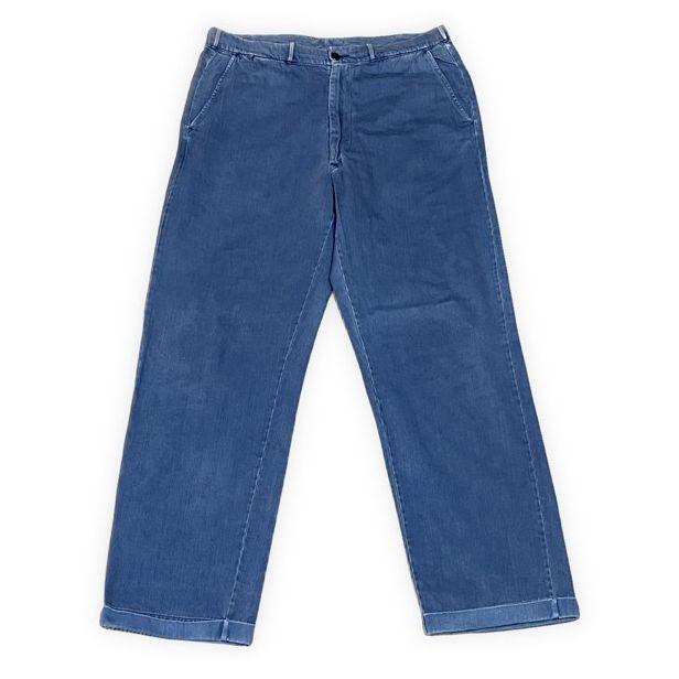 2011 トルコ製 リーバイス LEVI'S LVC 1960's 19602-0006 トラウザー チノパン シンチバック インディゴ 表記W32L32 実寸W88L79 [ta-1459] | Levi's VINTAGE CLOTHING