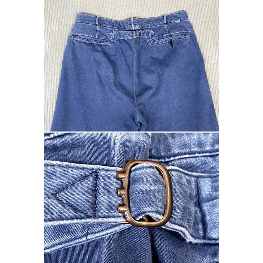 2011 トルコ製 リーバイス LEVI'S LVC 1960's 19602-0006 トラウザー チノパン シンチバック インディゴ 表記W32L32 実寸W88L79 [ta-1459] | Levi's VINTAGE CLOTHING | 08