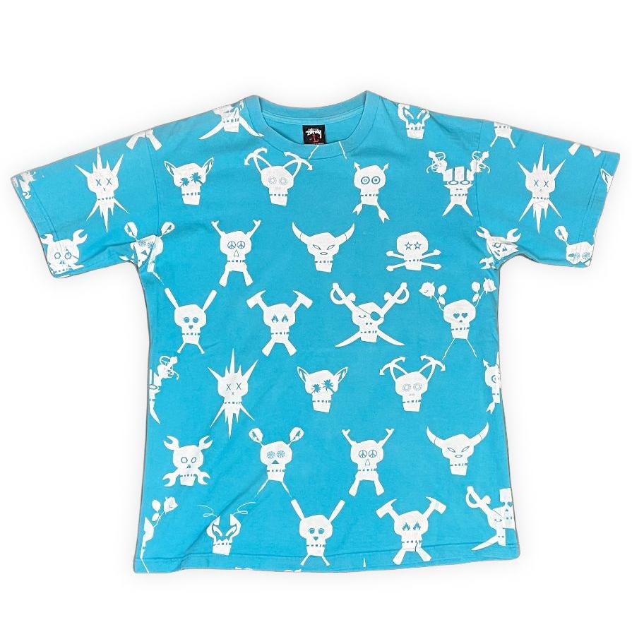 FUTURA(フューチュラ)×STUSSY(ステューシー)カットソー■ STUSSY（ステューシー） 00's メキシコ製 Futura フューチュラ Tシャツ