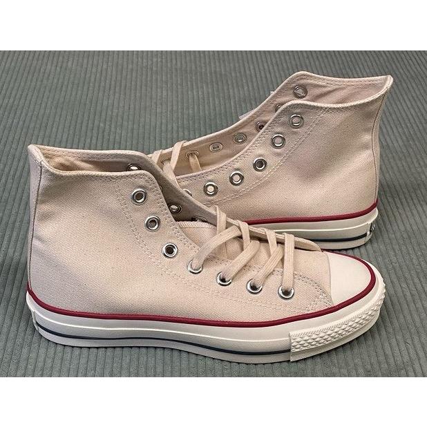日本製 made in JAPAN コンバース オールスター CONVERSE CANVAS ALL STAR J HI ナチュラル N WHITE 23.0 [ta-1491] | CANVAS ALL STAR | 04