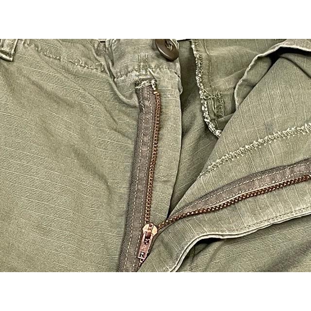 60's 1969 ミリタリー US ARMY 米軍 ジャングルファティーグパンツ 4th ポプリン リップストップ カーゴパンツ SHORT SMALL [ta-1492] | MILITARY | 03