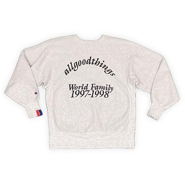 90’s メキシコ製 チャンピオン ALL GOOD THINGS 97-98 スウェット リバースウィーブ 染込み Champion REVERSE WEAVE XL [ta-1533] | REVERSE WEAVE