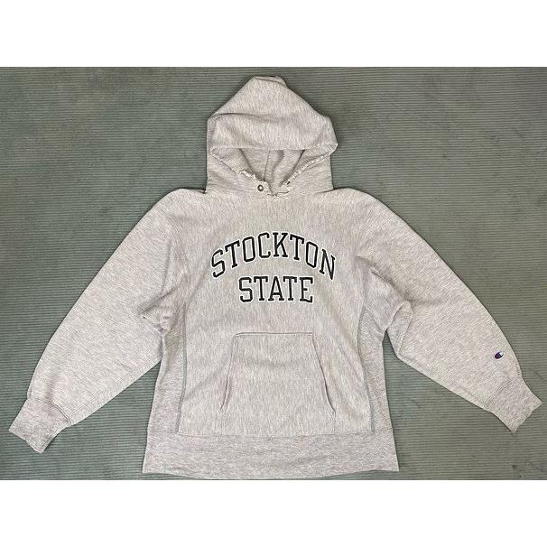 小*w様 80s champion reverse weave フードパーカー USA製 80s Champion Reverse Weave Sweat Hoodie 灰 S トリコタグ