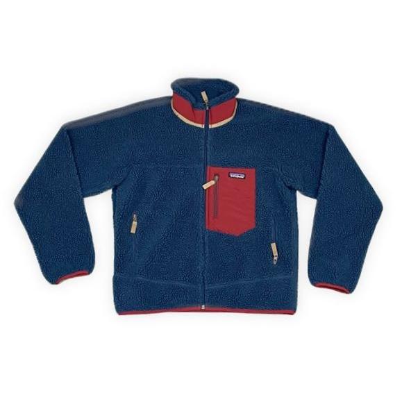 2018 未使用 パタゴニア patagonia クラシックレトロX M's Classic RETRO-X JACKET SNBL 23056FA18 フリース ストーンブルー S [ta-1547] | patagonia