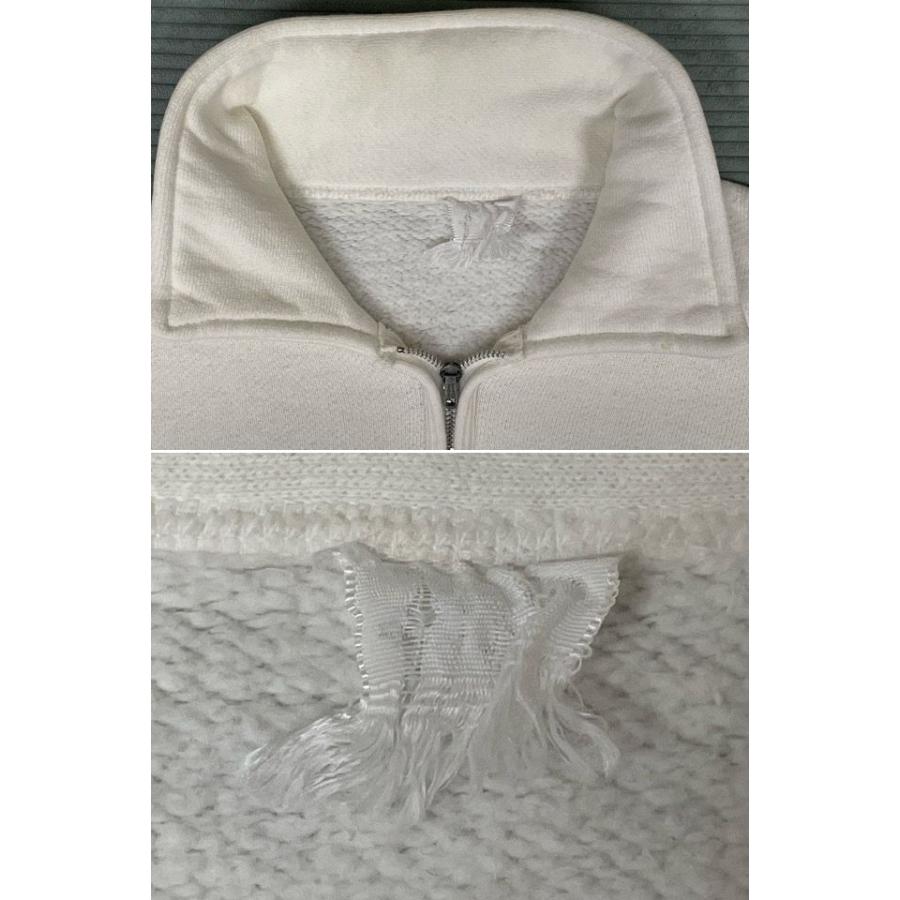 50s60s〜 雪柄 グレー ハーフジップスウェット 片ツメ ヴィンテージ