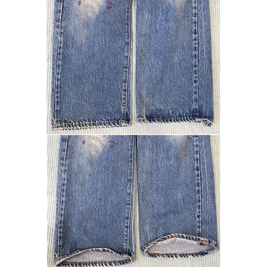 80's 1982 米国製 リーバイス LEVI'S 501 653工場 黒カン 内股シングル ひげ 裾チェーンステッチ 表記W36L30 実寸W85L70.5 [ta-1565] | Levi's | 05