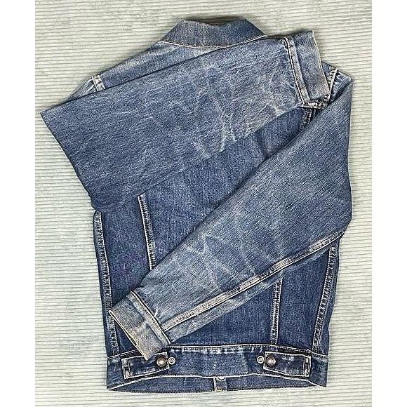 60's 米国製 リーバイス LEVI'S ビンテージ デニムジャケット 557BXX サード 均等V ビッグE 裏ライトオンス 着丈54 身幅44 [ta-1570] | Levi's | 08