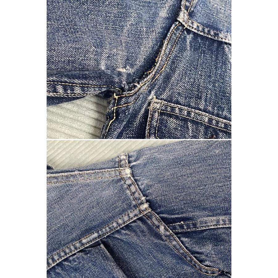 50's 米国製 リーバイス LEVI'S ビンテージ デニムジャケット 507XX セカンド 前期 均等V ビッグE 釦裏17 着丈49 身幅46 [ta-1571] | Levi's | 06