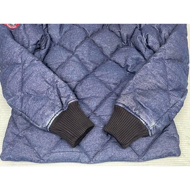 米国製 エディーバウアー クレセントダウンワークス ダウンジャケット インディゴデニム MEN’S DIAGONAL QUILT DOWN SWEATER M [ta-1585] | Eddie Bauer | 09