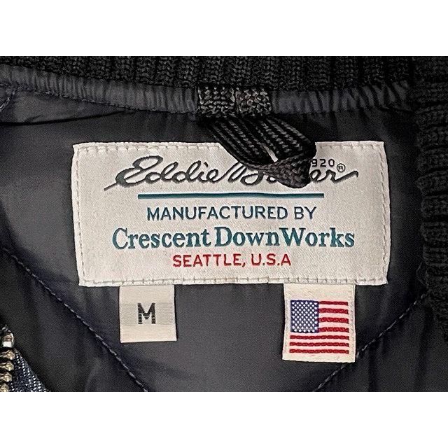 米国製 エディーバウアー クレセントダウンワークス ダウンジャケット インディゴデニム MEN’S DIAGONAL QUILT DOWN SWEATER M [ta-1585] | Eddie Bauer | 02