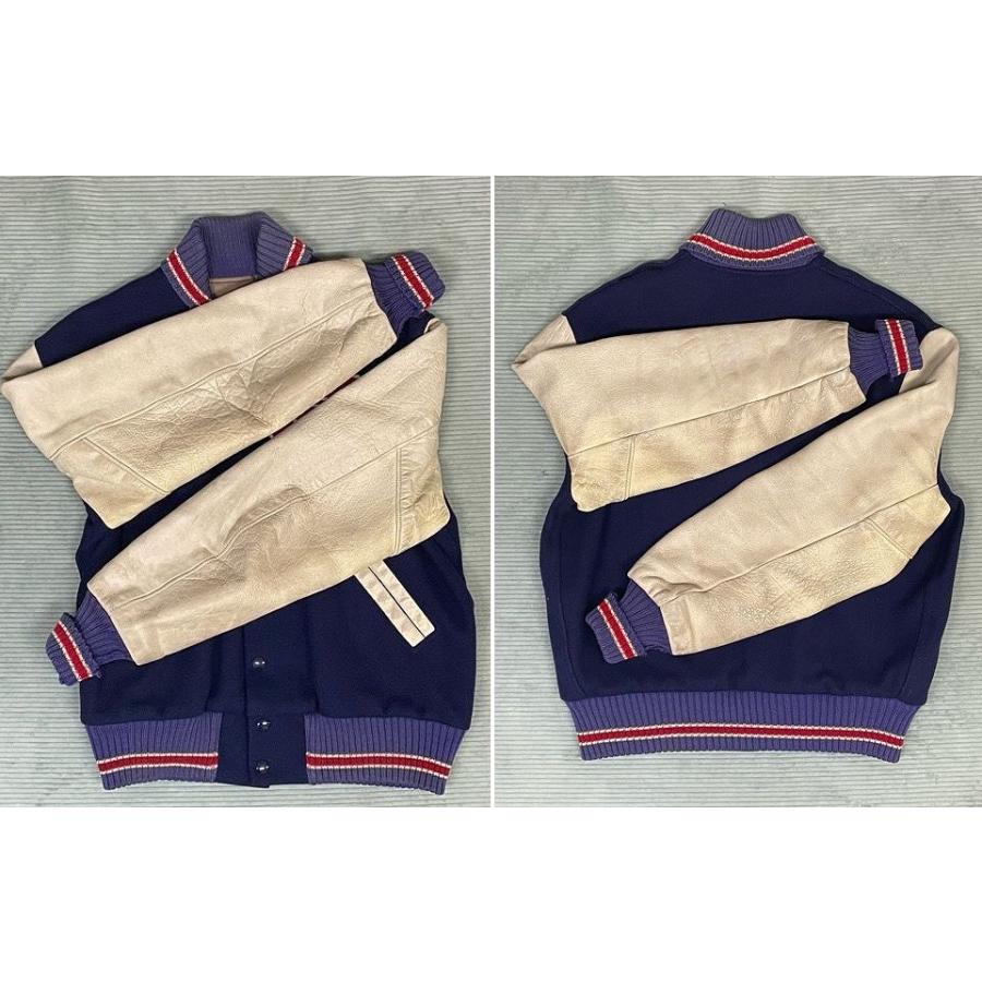 VINTAGE 70's 米国製 ALBION KNITTING MILLS スタジャン アワード