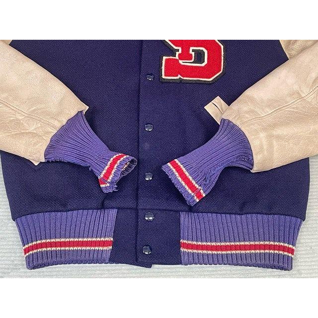 VINTAGE 70's 米国製 ALBION KNITTING MILLS スタジャン アワード