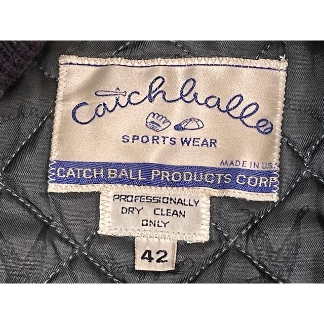 キャッチボール 90's 米国製 Catchball スタジャン アワードジャケット