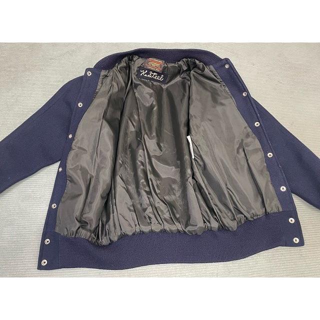 USA製 スクーカム アワードジャケット SKOOKUM スタジャン ネイビー SKOOKUM（スクーカム） 80's 90's 米国製 スタジャン アワード