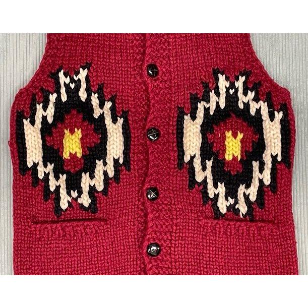 KANATA（カナタ） カナダ製 カウチンセーター ベスト ネイティブ調