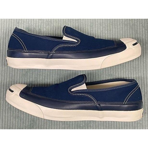 2016AW コンバース アディクト CONVERSE ADDICT ジャックパーセル JACK PURCELL CANVAS SLIP-ON 1CK457 ネイビー 27.0 [ta-1626] | CONVERSE Addict | 07