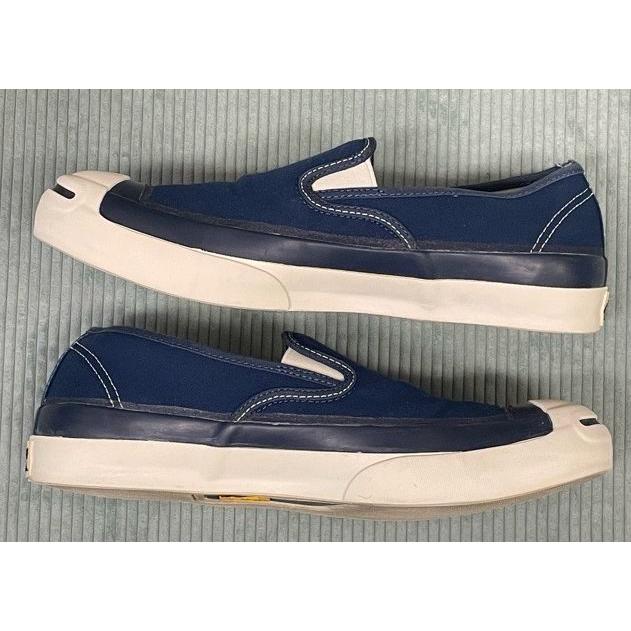 2016AW コンバース アディクト CONVERSE ADDICT ジャックパーセル JACK PURCELL CANVAS SLIP-ON 1CK457 ネイビー 27.0 [ta-1626] | CONVERSE Addict | 08