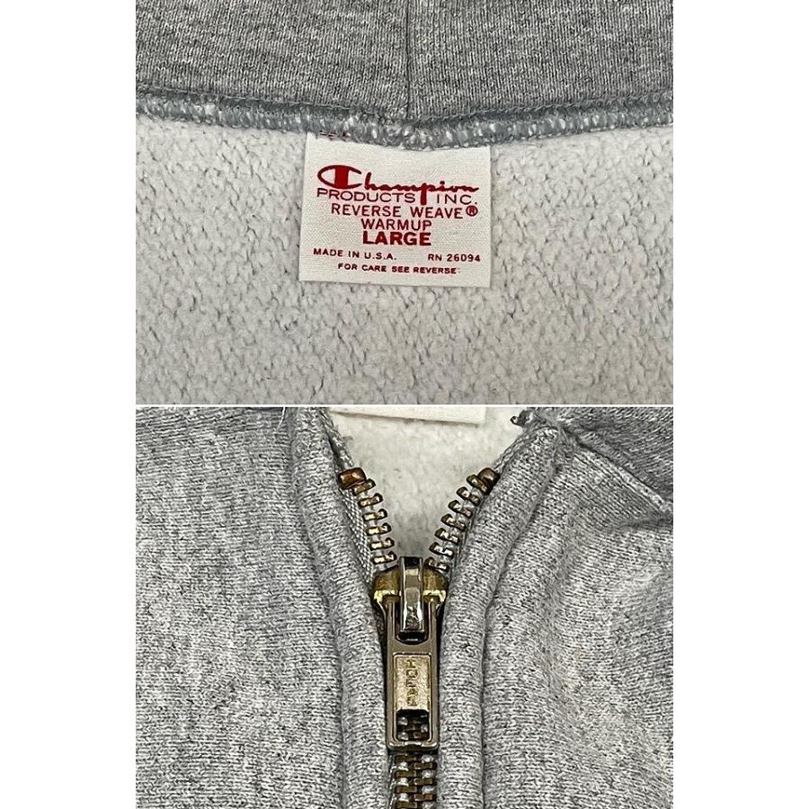 米国製 チャンピオン スウェット リバースウィーブ フルジップ パーカー Champion REVERSE WEAVE C0-006 赤単タグ グレー L [ta-1671] | REVERSE WEAVE | 02