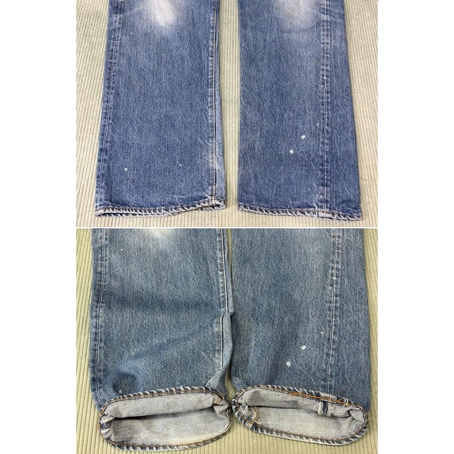 Levi's（リーバイス） 80's ハチマル 米国製 LEVI'S 501 黒カン 内股