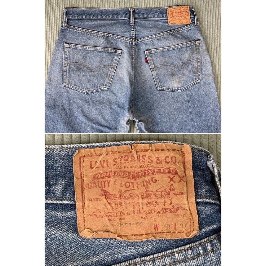 Levi's（リーバイス） 80's ハチマル 米国製 LEVI'S 501 黒カン 内股